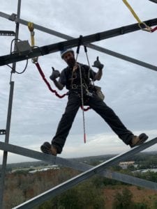 Learning Alliance Student Feeling Comfortable in Harness